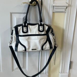 Rebecca MinkoffStylish Black and White Women's Handbag